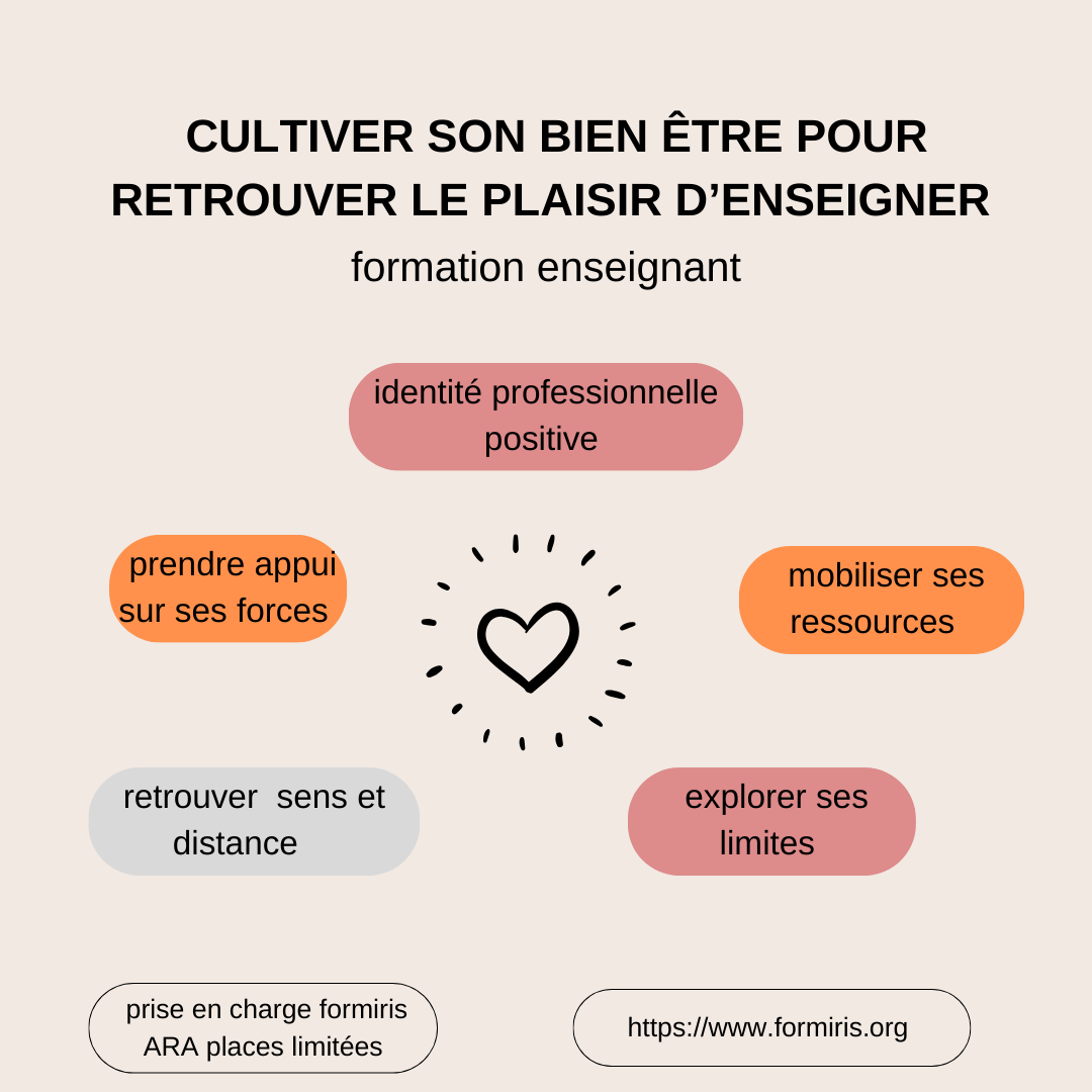 Cultiver son bien être  pour partager le bonheur d’enseigner