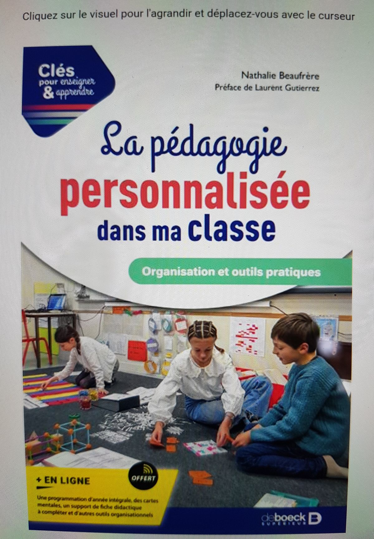 Nathalie Beaufrère  « La pédagogie personnalisée dans ma classe »